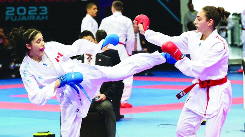 الامارات | 108 لاعبين إماراتيين يشاركون  في الدوري العالمي للكاراتيه