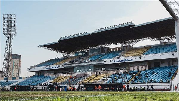 حافلة الزمالك تصل إلى استاد الإسماعيليه