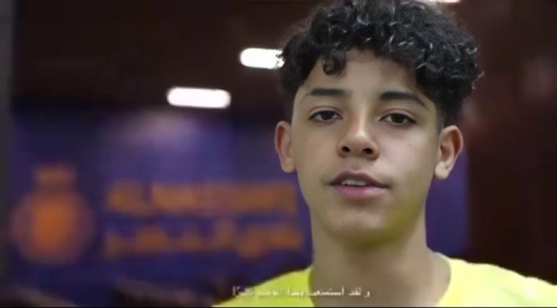 تراند اليوم : بالفيديو.. نجل كريستيانو : سعيد بوجودي في السعودية "الحمد لله"