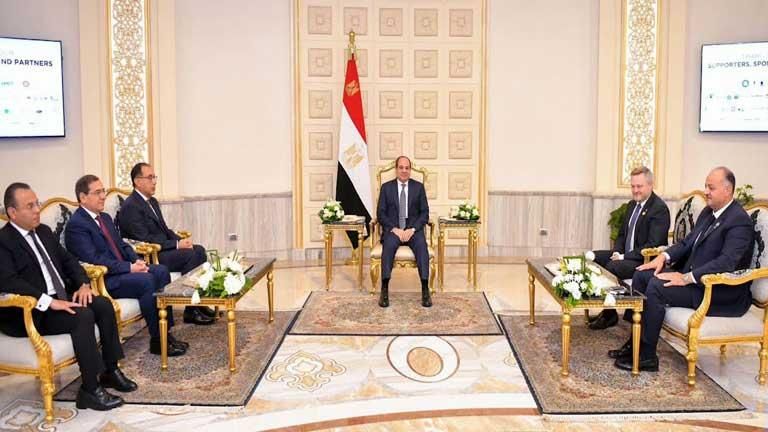 السيسي يستقبل رئيس شركة "بريتيش بيتروليوم"