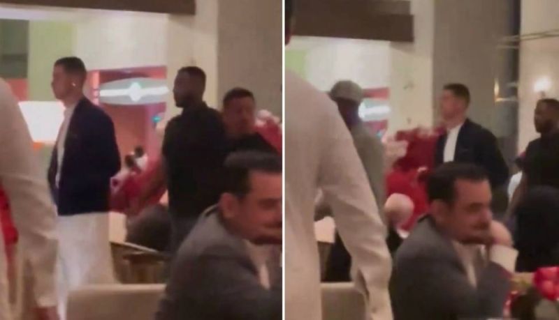 شاهد.. كريستيانو رونالدو يخطف الأنظار بالثوب السعودي داخل أحد المطاعم