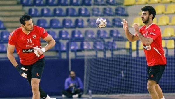 الأهلي يفوز على البنك الاهلي في دوري اليد