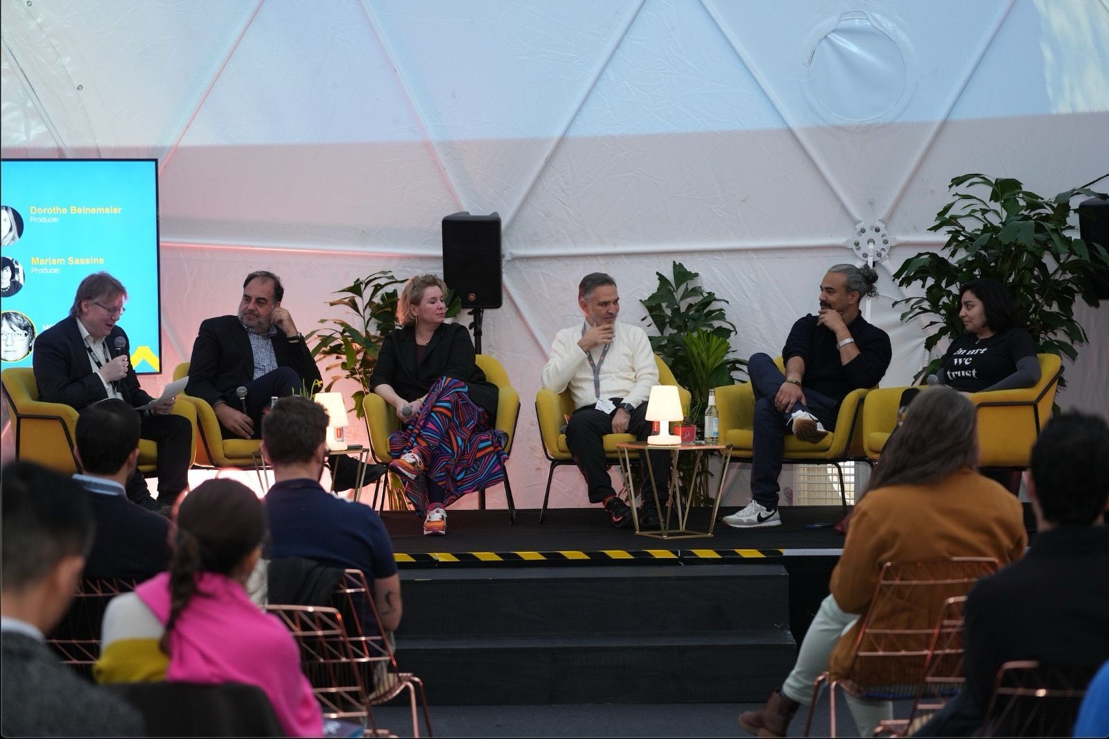 إقبال كبير على ندوات مركز السينما العربية بمهرجان برلين السينمائي.. صور