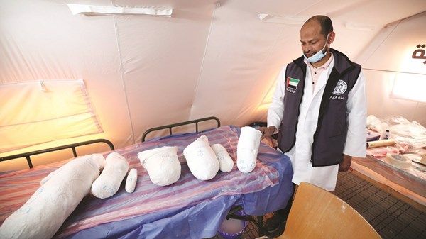 الإمارات تطلق مبادرة لتركيب الأطراف الصناعية للمصابين في غزة