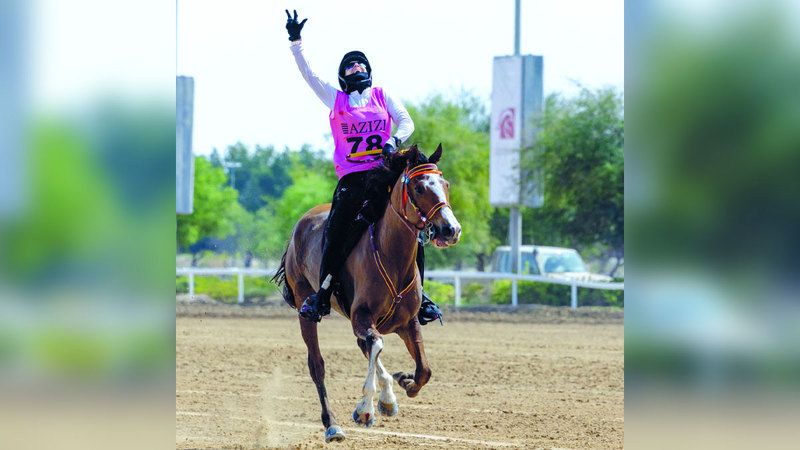 الامارات | الأرجنتينية مارتينا تظفر بكأس السيدات في مهرجان محمد بن راشد للقدرة