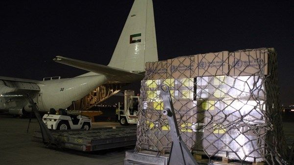 بتوجيهات محمد بن راشد.. تواصل المدينة العالمية للخدمات الإنسانية في دبي تسيير جسر إغاثة إلى غزة