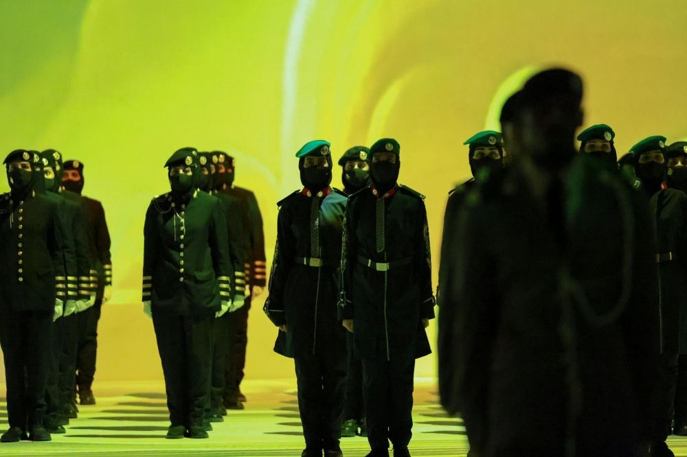 عروض متنوعة في احتفاء وزارة الداخلية بيوم التأسيس