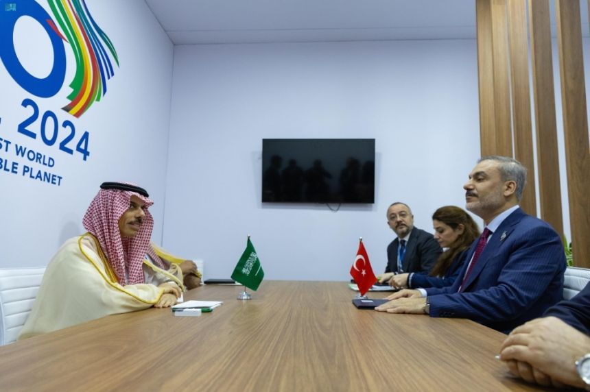 وزير الخارجية يبحث التطورات في غزة مع نظيره التركي