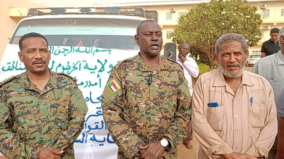 ولاية الخرطوم تواصل تقديم العون لمواطني امدرمان جنوب بعد تحرير بواسطة القوات المسلحة