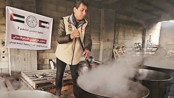 1.42 مليون مستفيد من المطبخ الخيري الإماراتي في غزة