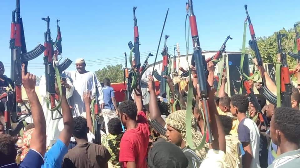 والي الشمالية يخاطب الحشد الجماهيري المسلح بمحلية القولد