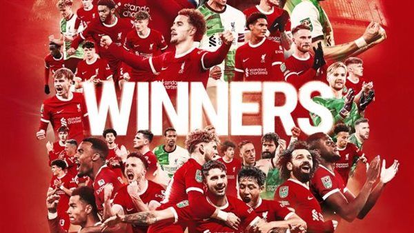 ليفربول يتوج بكأس الرابطة الإنجليزية للمرة العاشرة
