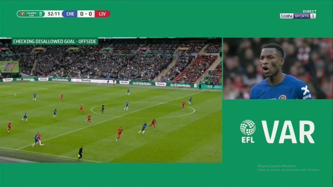 شوط أول مثير بين ليفربول وتشيلسي في نهائي الرابطة