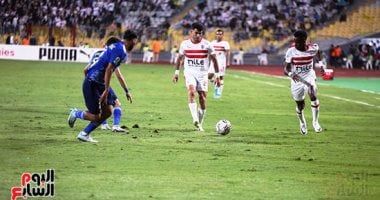 الزمالك ينهى الشوط الأول متقدمًا على أبو سليم 1 / 0 بالكونفدرالية.. وإصابة زيزو