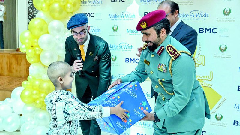 الامارات | «تحقيق أمنية» تسعد 6 أطفال من مرضى السرطان