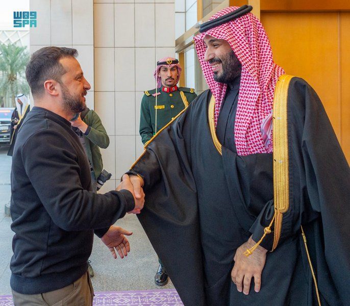 السعودية | ولي العهد يستقبل رئيس جمهورية أوكرانيا