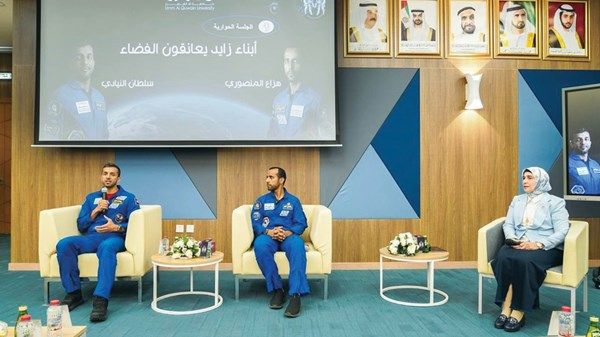 سلطان النيادي: رحلتي في الفضاء تضمنت تجارب علمية تسهم في خدمة البشرية