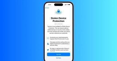 تكنولوجيا: خطوات.. كيفية تمكين ميزة حماية الأجهزة المسروقة على iPhone