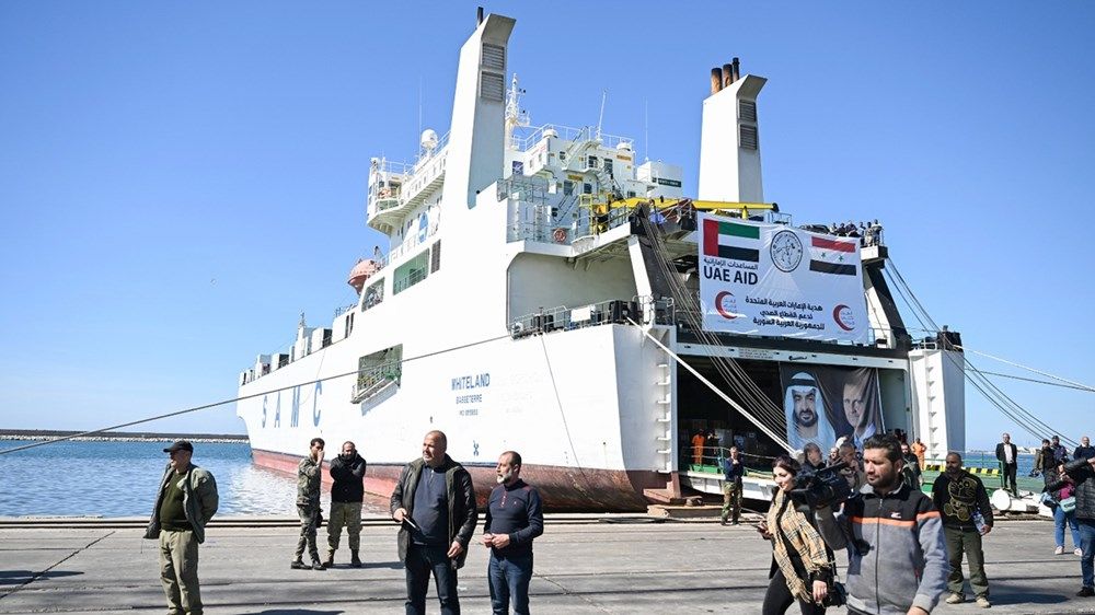 ضمن عملية الفارس الشهم 2.. الهلال الأحمر يفتتح 300 وحدة سكنية في اللاذقية