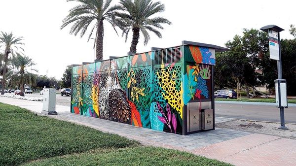 «لوحة أبوظبي» تضفي جمالية على شوارع ومعالم العاصمة