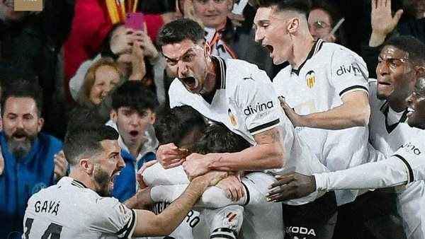 فالنسيا يتقدم على ريال مدريد بثنائية في الشوط الأول