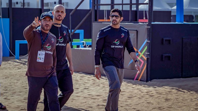 الامارات | حمدان بن محمد يشهد «الألعاب الحكومية»