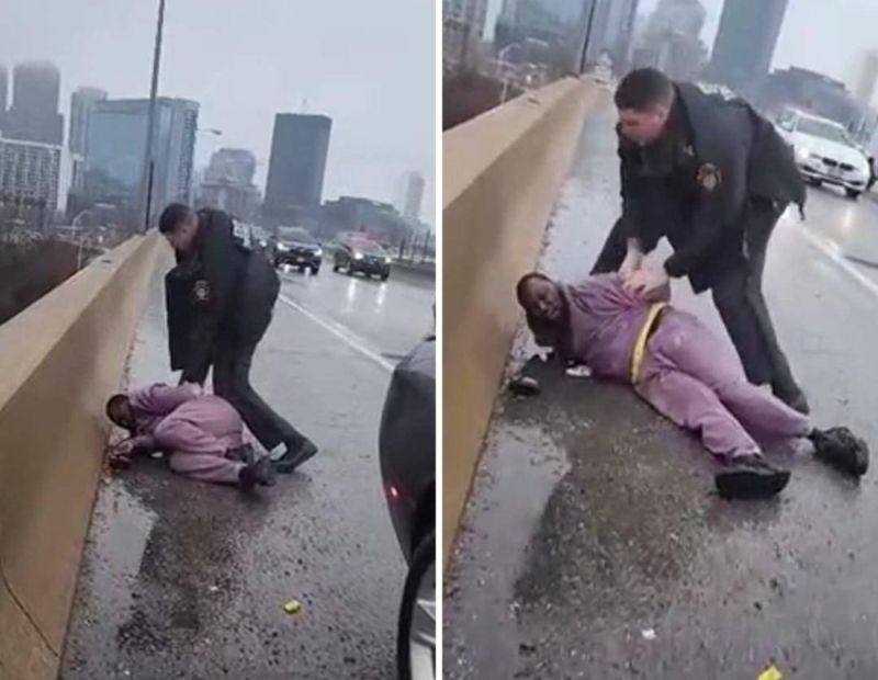 تراند اليوم : شاهد.. شرطي أمريكي يعتدي على رجل من "أصول أفريقية" في ولاية فيلادلفيا