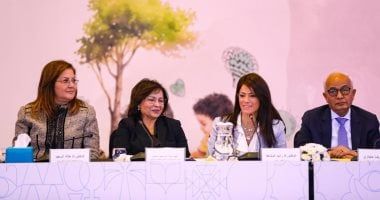 وزيرة التعاون الدولى: القيادة السياسية أولت اهتماما خاصا بالطفل.. صور