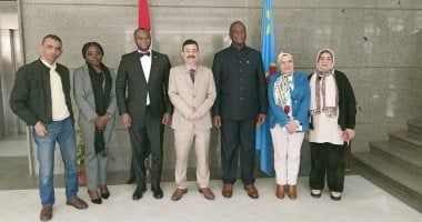 سفير الكونغو بالقاهرة يبحث التعاون المشترك مع شركة النصر للمقاولات.. صور