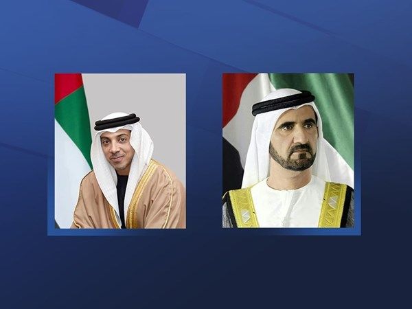 محمد بن راشد ومنصور بن زايد يهنئان رئيس وزراء باكستان