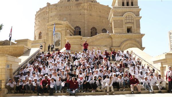 أهل مصر .. أطفال المحافظات الحدودية في زيارة لمجمع الأديان