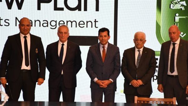 وزير الرياضة يشهد المؤتمر الصحفي الخاص ببطولة كأس العالم للخماسي الحديث
