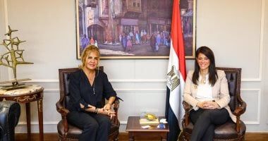 وزيرة التعاون الدولى تلتقى رئيسة الكونفدرالية العامة للمؤسسات الجزائرية