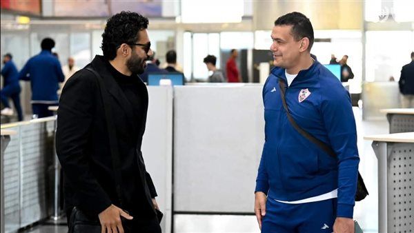 جلسه بين مجلس الزمالك ومدير الكره على هامش التدريبات