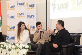 إيناس الجرمقاني وزياد برجي يطلقان مسابقة "IAAF AWARDS" في ثانوية بعقلين الرسمية
