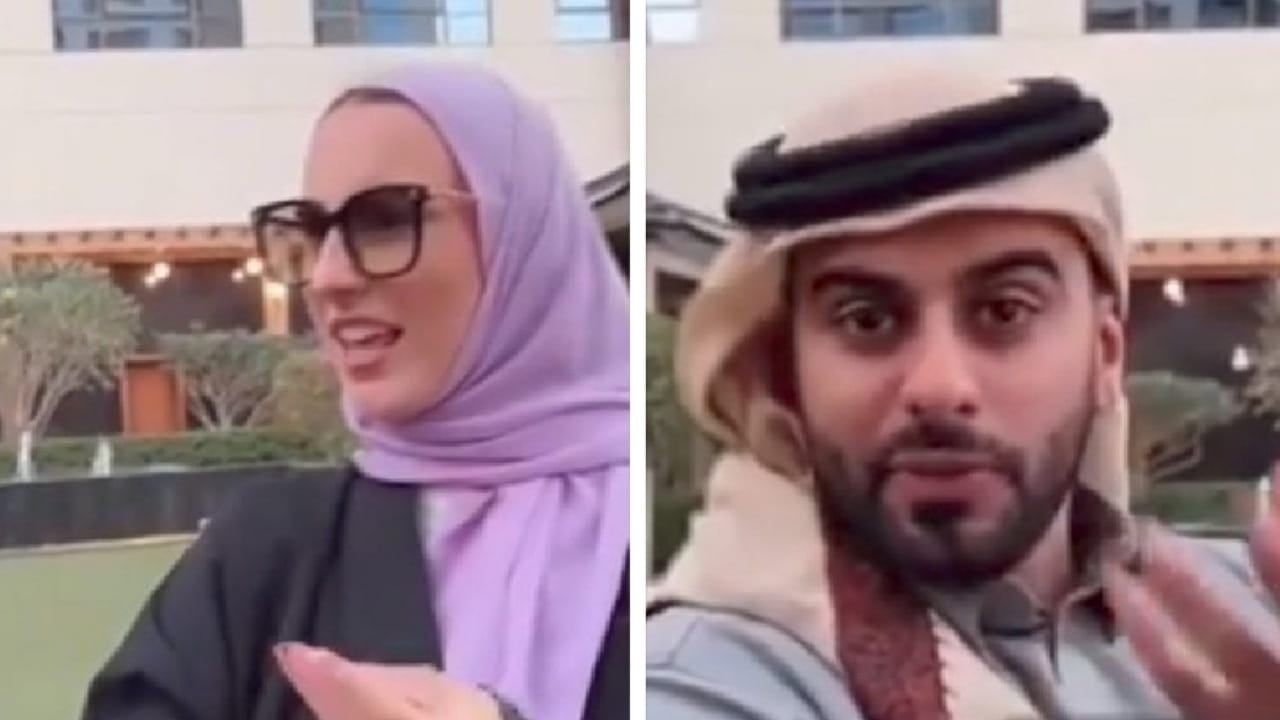 بالفيديو: بلال الشمري يعلق على إجبار زوجته البريطانية على الحجاب
