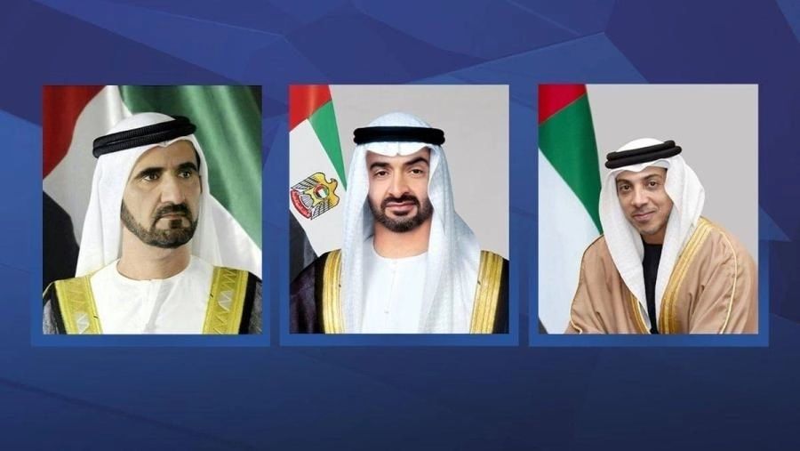 الامارات | رئيس الدولة ونائباه يهنئون ملك البحرين بمناسبة اليوبيل الفضي لتولي جلالته مقاليد الحكم