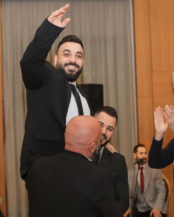عقد قران زميلنا في موقع "الفن" المصور عمر طبارة على الدكتورة راغدة الأروادي-بالصور