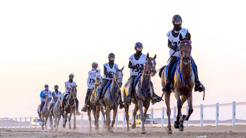 الامارات | سباق السيدات يفتتح مهرجان أبوظبي للقدرة اليوم