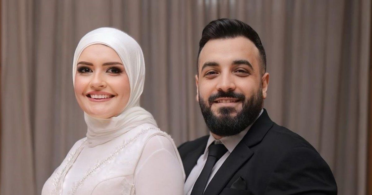 عقد قران زميلنا في موقع "الفن" المصور عمر طبارة على الدكتورة راغدة الأروادي-بالصور