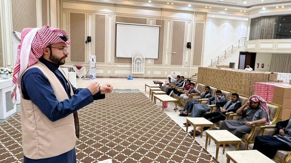 تدريب متطوعي «العيون الخيرية» على آليات توزيع سلال رمضان