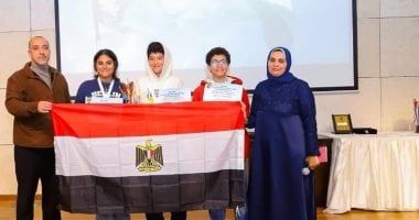 تكنولوجيا: فوز مريم عقل وأحمد العقاد وياسين الجارحى بالمركز الأول فى مسابقة قائد السوفت وير بالنهائيات الدولية لمسابقات المنتدى الأفرو آسيوى للابتكار والتكنولوجيا