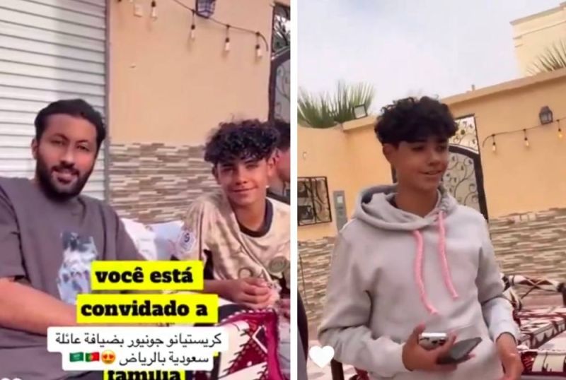 تراند اليوم : شاهد.. نجل كريستيانو في حفل شواء بضيافة عائلة سعودية