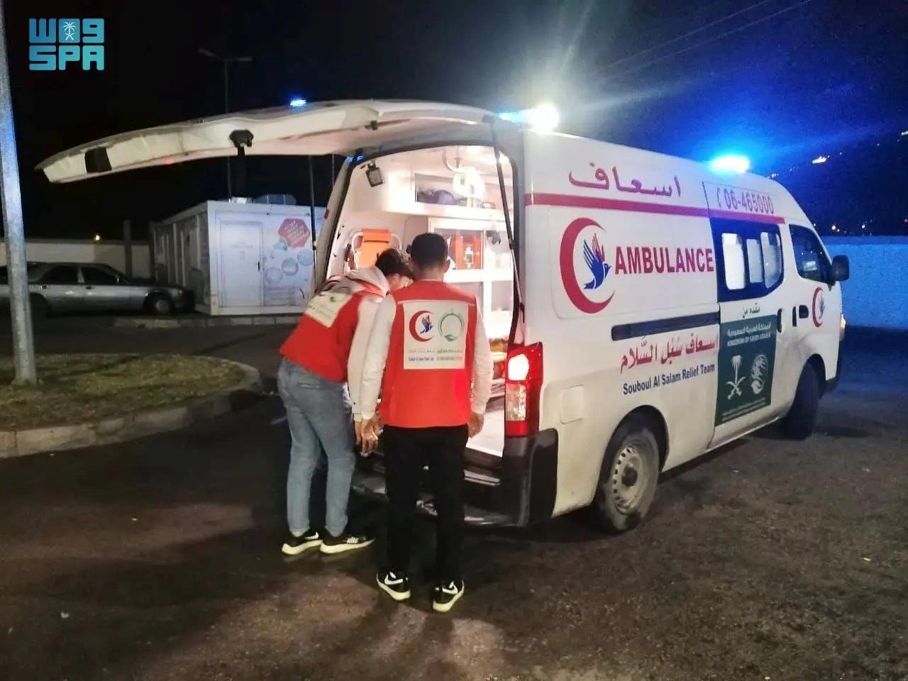 السعودية | إسعاف المنية ينفذ 57 مهمة خلال أسبوع بتمويل من مركز الملك سلمان للإغاثة