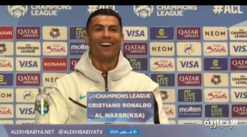تراند اليوم : شاهد.. كريستيانو يتحدث بالعربية قبل مواجهة العين:«غدًا ريمونتادا إن شاء الله»