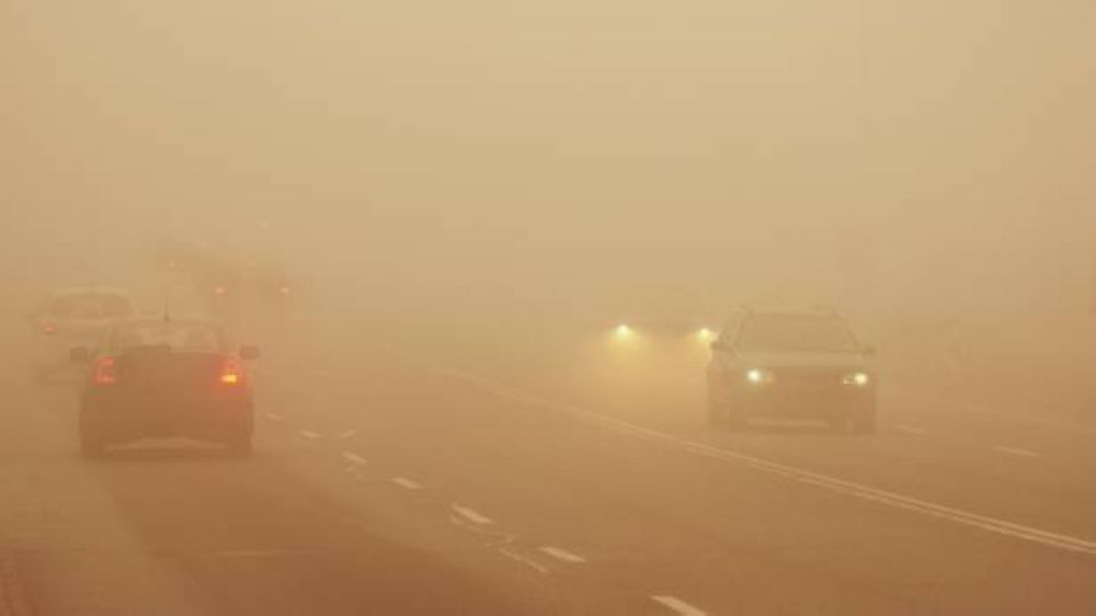 أتربة مثارة على أجزاء من الرياض