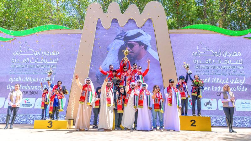 الامارات | سيف المزروعي يُتوّج بلقب مهرجان أبوظبي للقدرة