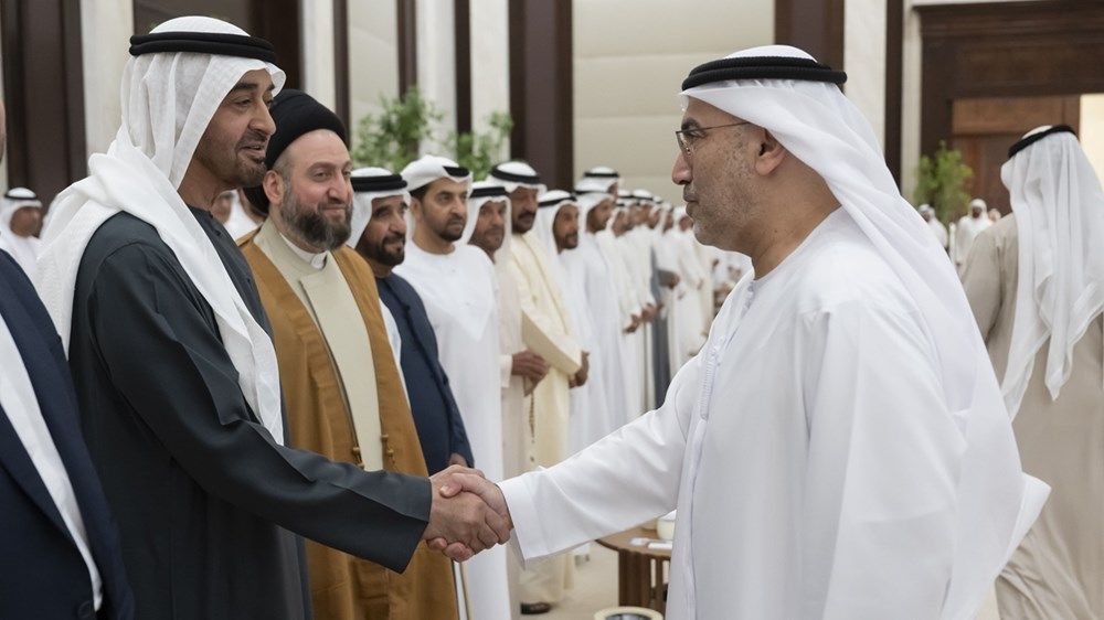 رئيس الدولة يستقبل وفد المجلس الوطني الاتحادي بمناسبة شهر رمضان المبارك