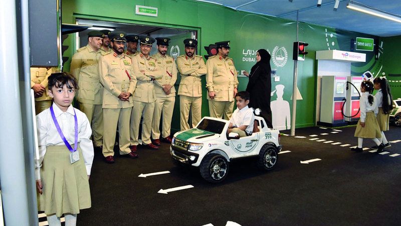 الامارات | افتتاح القرية المرورية في مدارس «حماية»