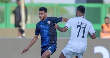 الزمالك بالزى الأزرق الكامل فى مواجهة الجونة بالدورى
